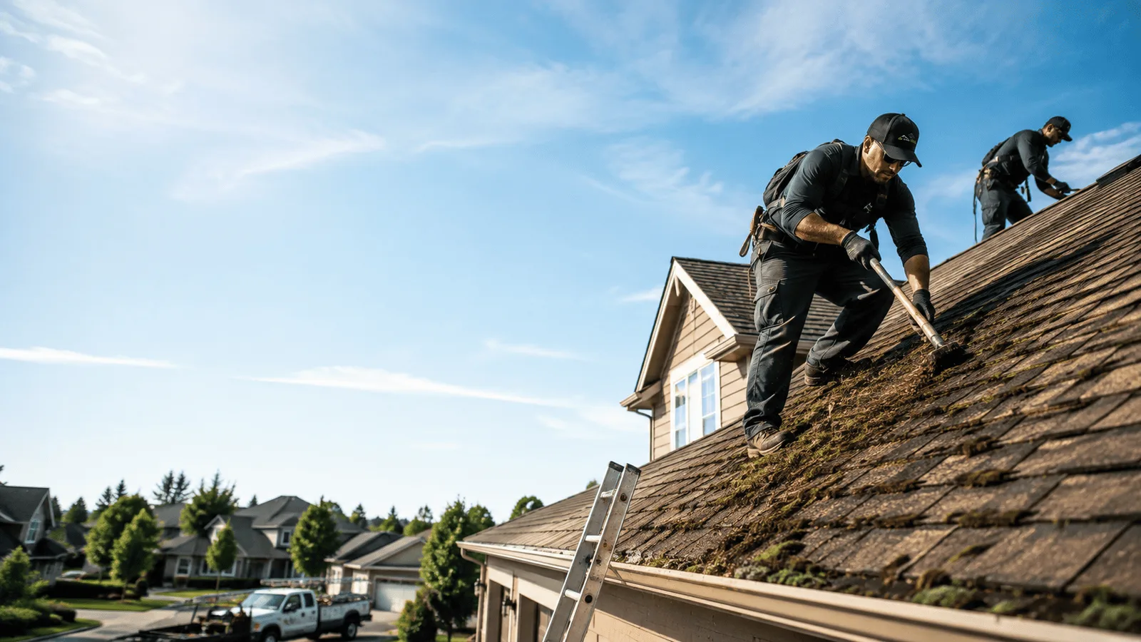 Roof Moss Removal in Bourneville, OH near me
